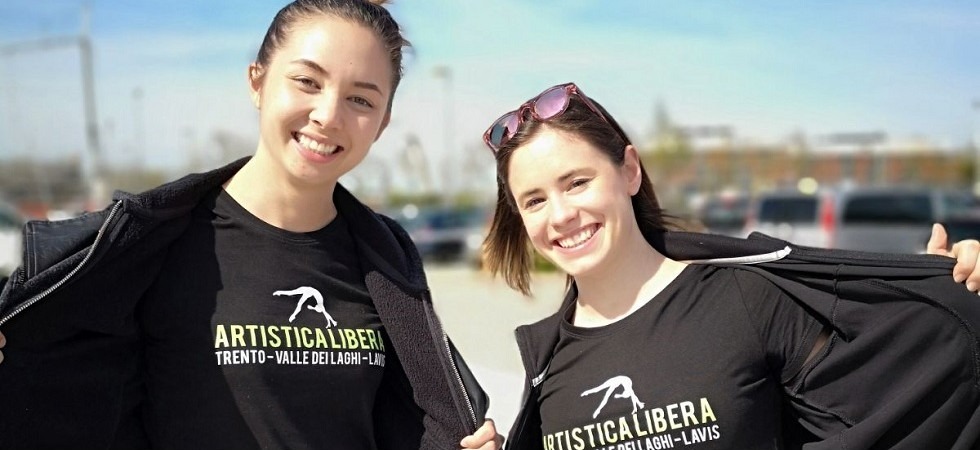 Da sinistra Jenny Chistè e Giulia Perini Da sinistra Jenny Chistè e Giulia Perini